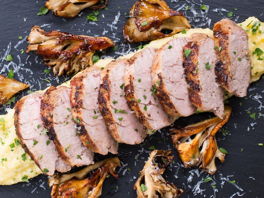 Pork Tenderloin Wild Mushrooms