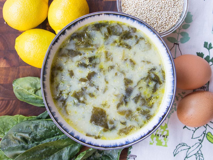 Spinach Quinoa Soup