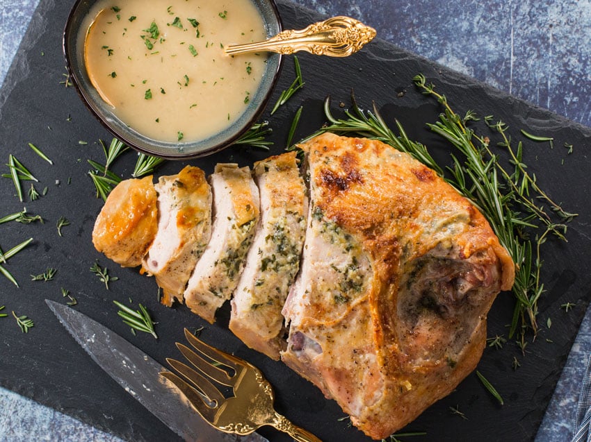 Butter and Herb Roast Turkey Breast