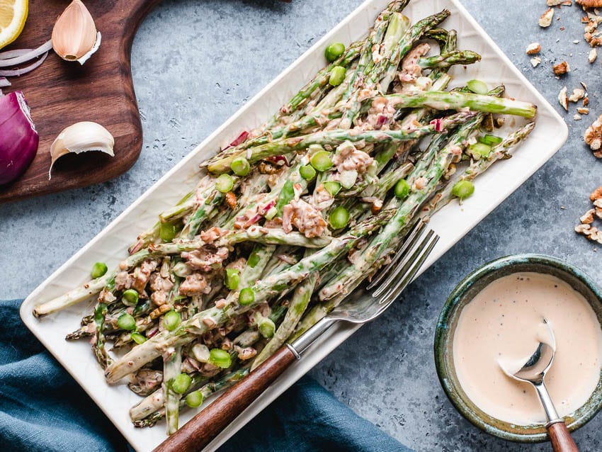 Creamy Sauteed Asparagus