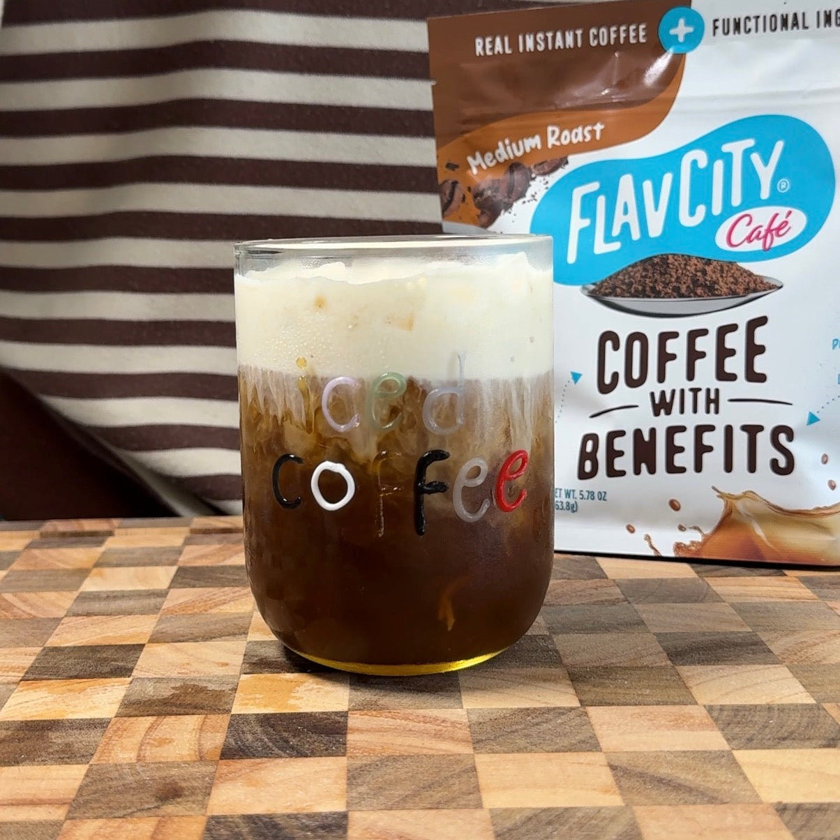 Salted Caramel Protein Cold Foam