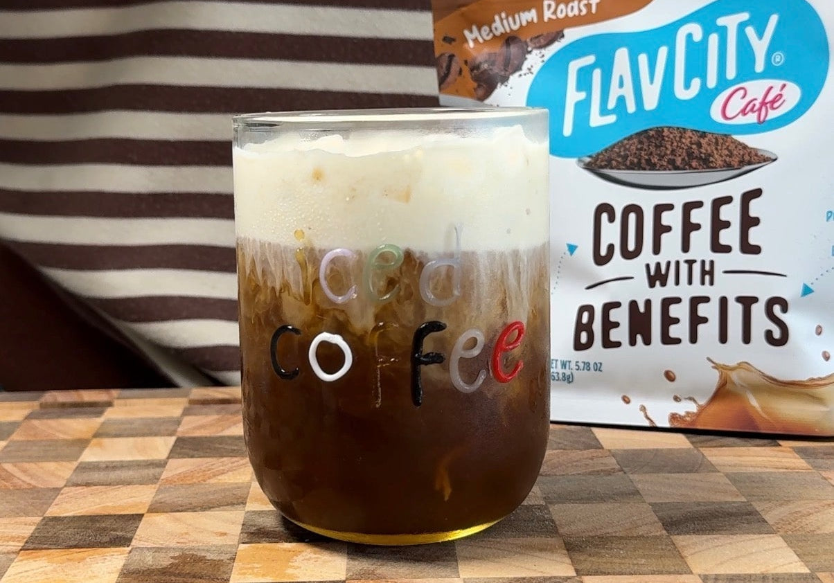 Salted Caramel Protein Cold Foam