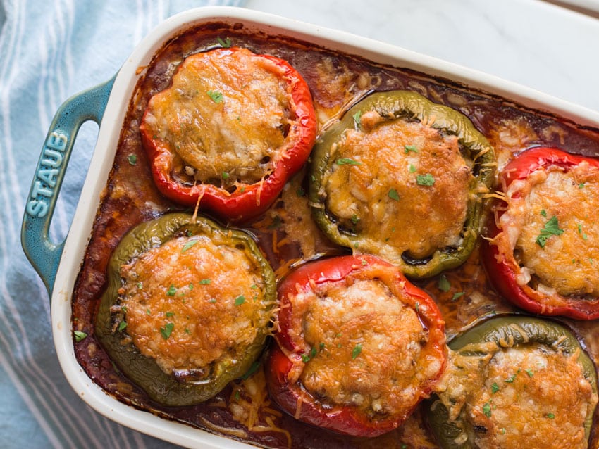 Keto Stuffed Bell Peppers