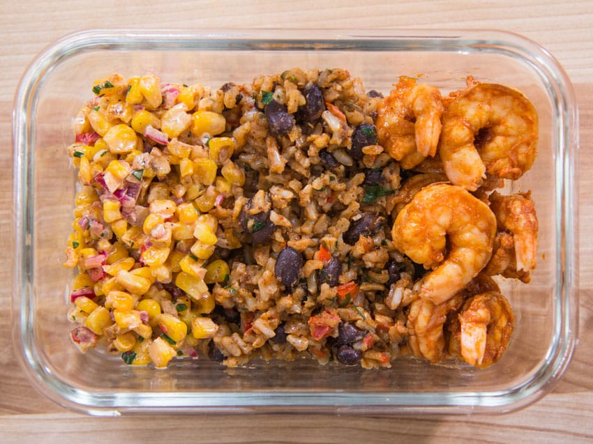 Mexican Shrimp Meal Prep