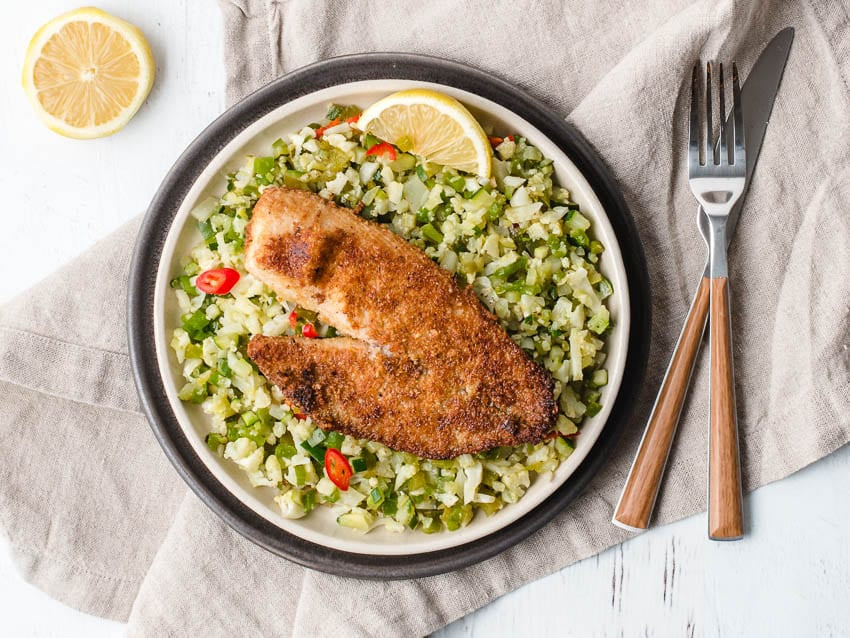 Almond Crusted Keto Tilapia