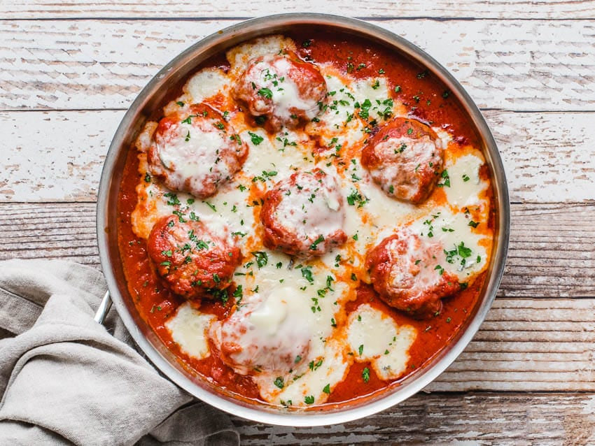 Cheesy Turkey Meatballs