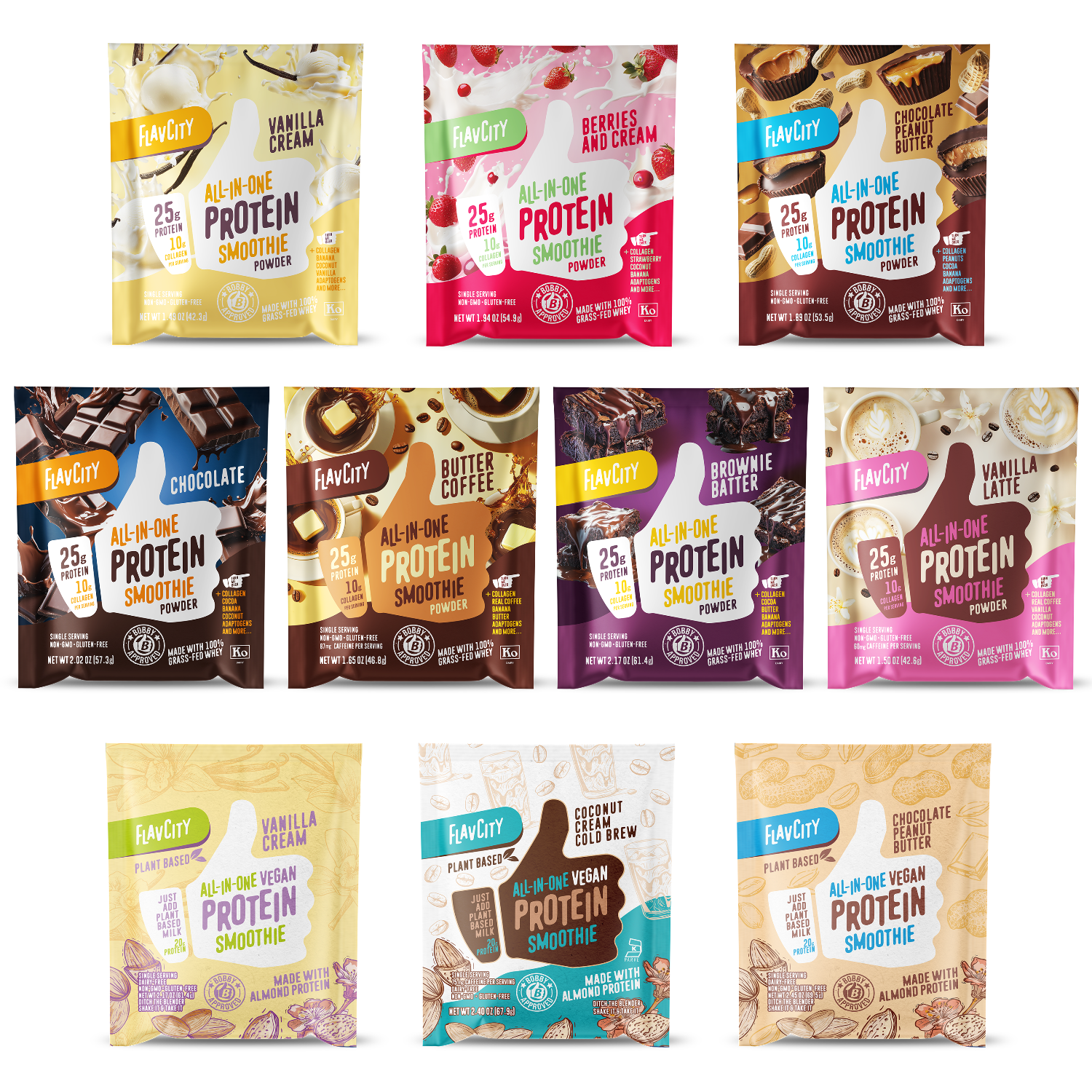 Protein Smoothie: Single-Serve Packets.