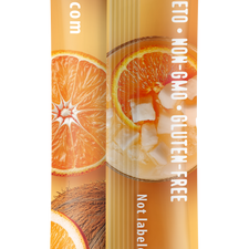 FlavCity Anytime Essentials package with oranges and coconut on a white background