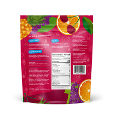 Fruit Punch Electrolyte Drink Mix, back of bag
