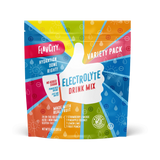 Introducing the Shop FlavCity Hydrate + Recover Bundle: a vibrant Variety Pack Drink Mix featuring hydration support, zero added sugar, keto-friendly benefits, and seven delicious fruit flavors—all wrapped in a fun thumbs-up design. This convenient package contains 28 on-the-go sticks, making it perfect for pairing with your Vanilla Cream Protein Smoothie or grass-fed whey protein routine.