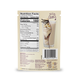 Shop FlavCity Protein Smoothie Single-Serve Vanilla Cream powder packet displaying a nutrition facts label, an ingredient list, and a graphic of a smoothie in a glass.