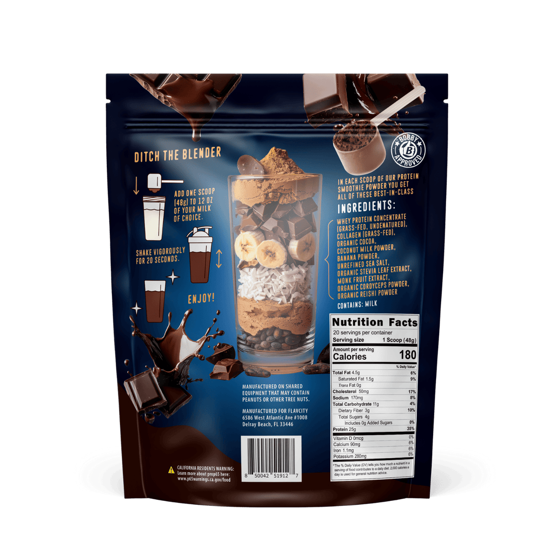 Chocolate Protein Powder | Chocolate Protein Shake | FlavCity