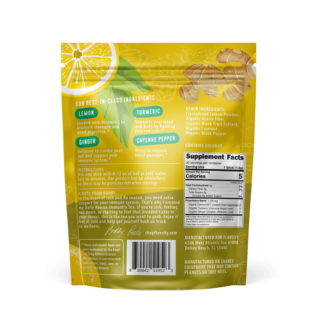 Immunity Tea | Lemon And Ginger Tea | FlavCity