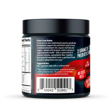 mens multivitamin gummy jar a note from bobby