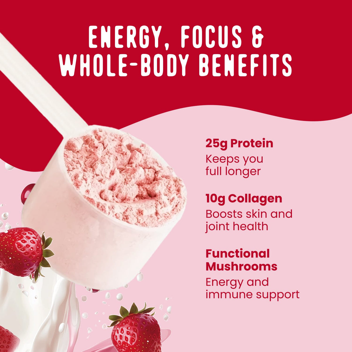 Berries & Cream Protein Smoothie Benefits