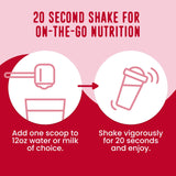 Berries & Cream Protein Smoothie Instructions