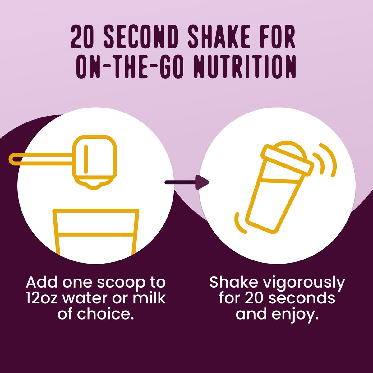 Brownie Batter Protein Smoothie Instructions