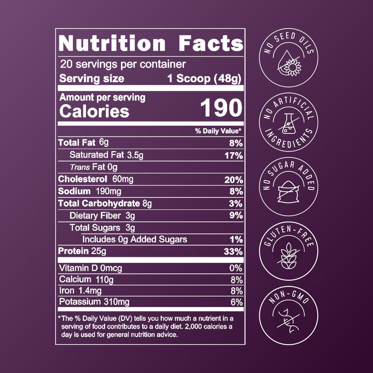 Brownie Batter Protein Smoothie Nutrition Facts