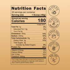 Chocolate Peanut Butter Protein Smoothie Nutrition Facts