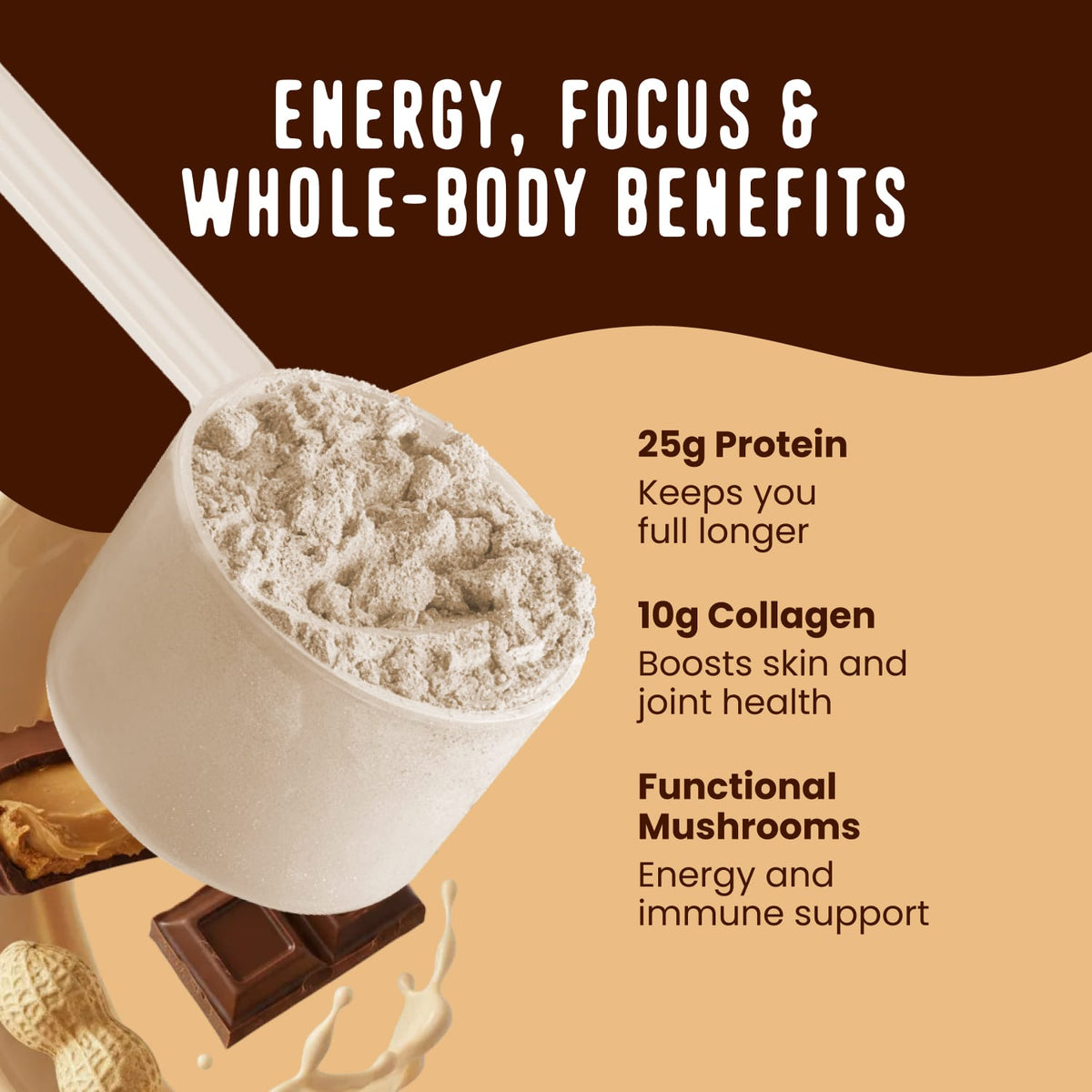 Chocolate Peanut Butter Protein Smoothie Benefits
