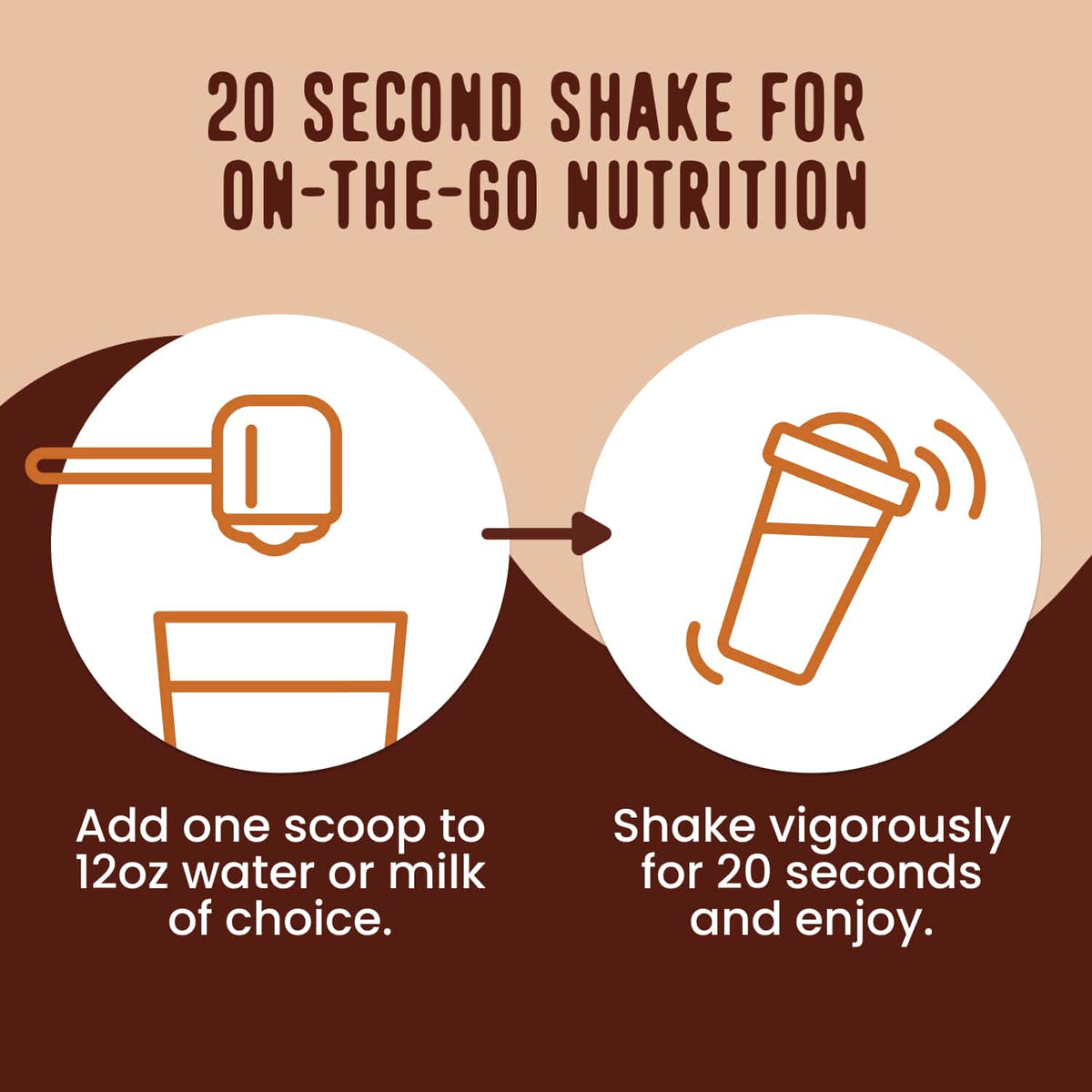 Cinnamon Roll Protein Smoothie Instructions