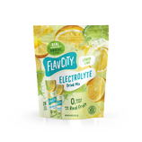 Shop FlavCity Lemon Lime Electrolyte Mix pouch featuring graphics of sliced lemons and limes.