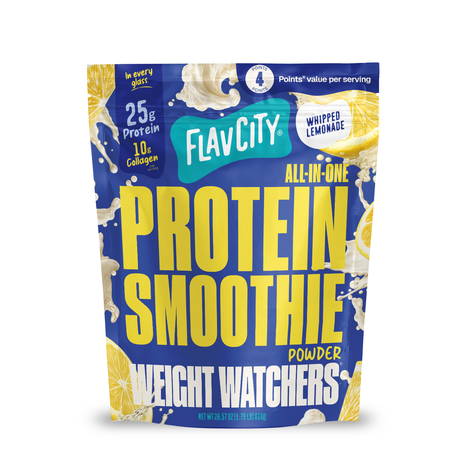 Whipped Lemonade Protein Smoothie Front Bag