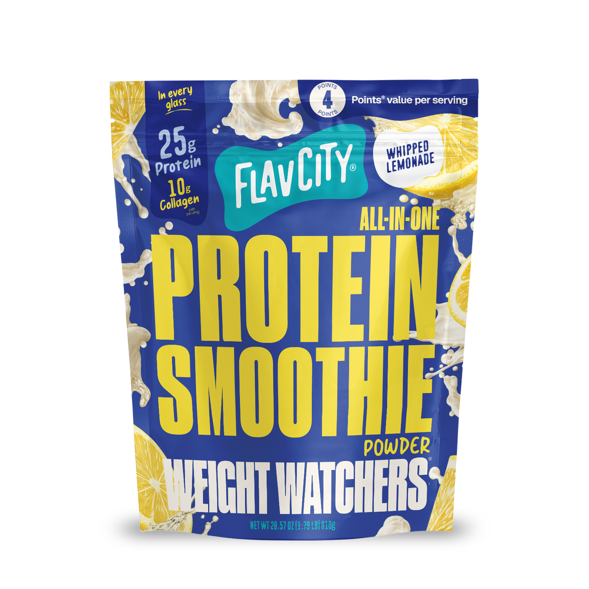 Whipped Lemonade Protein Smoothie Front Bag