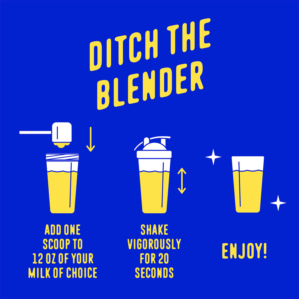 Whipped Lemonade Protein Smoothie Instructions