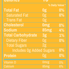 Pineapple Coconut Nutrition Facts