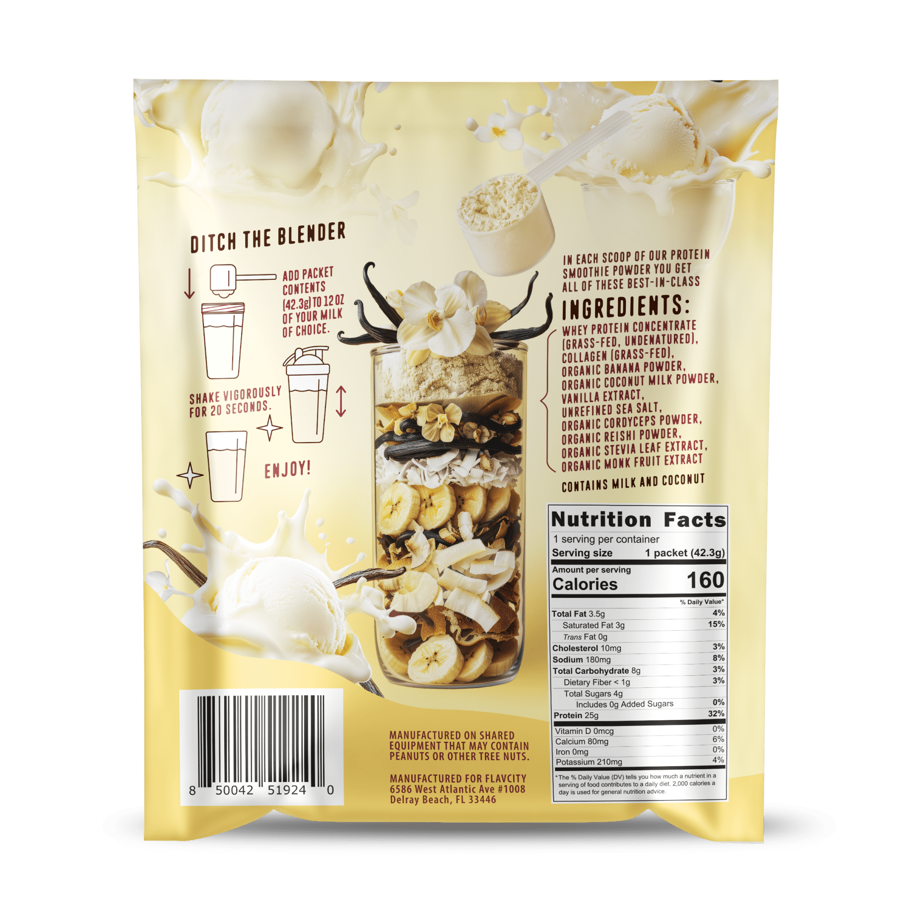 Shop FlavCity Protein Smoothie Single-Serve Vanilla Cream