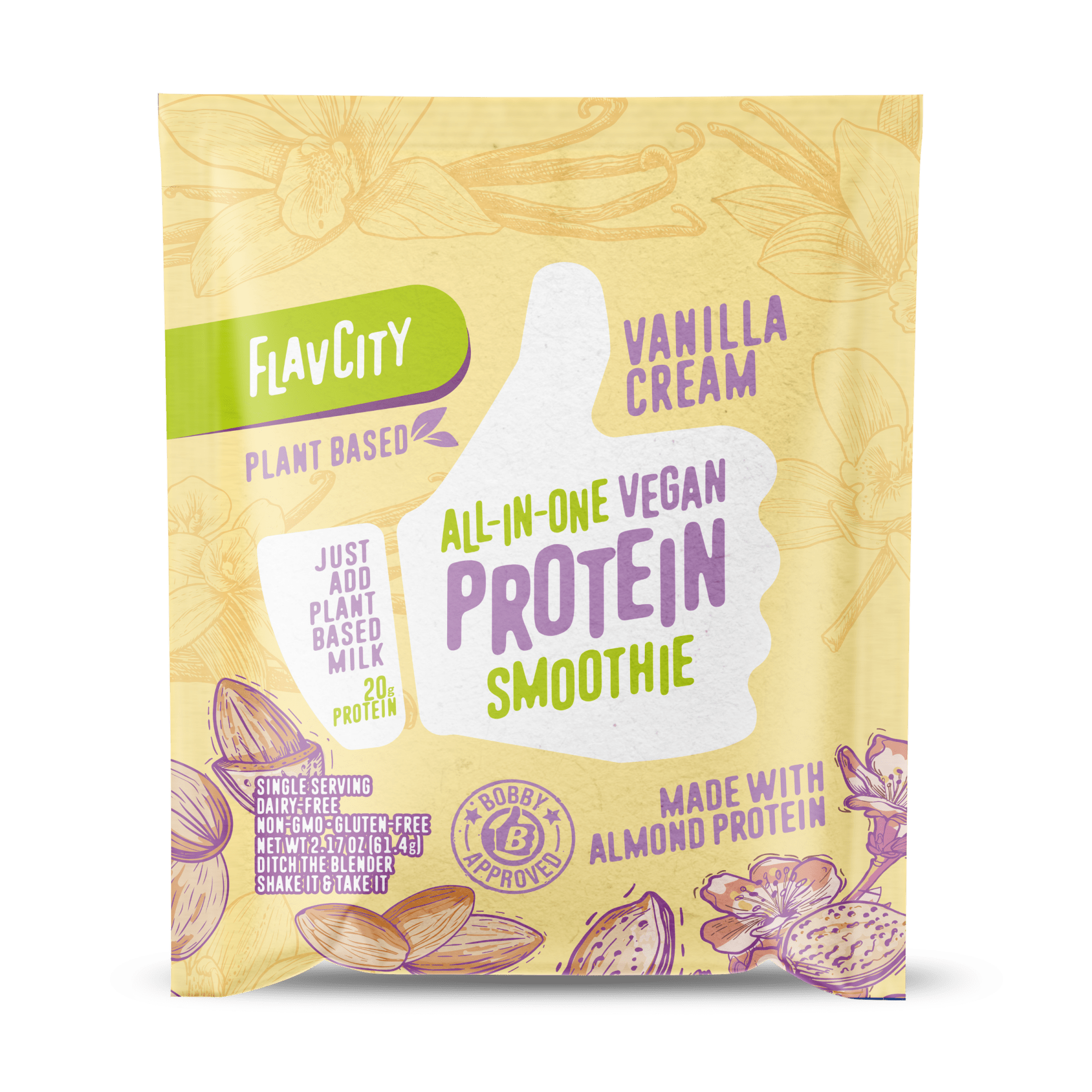 Shop FlavCity Protein Smoothie Single-Serve Plant-Based Vanilla