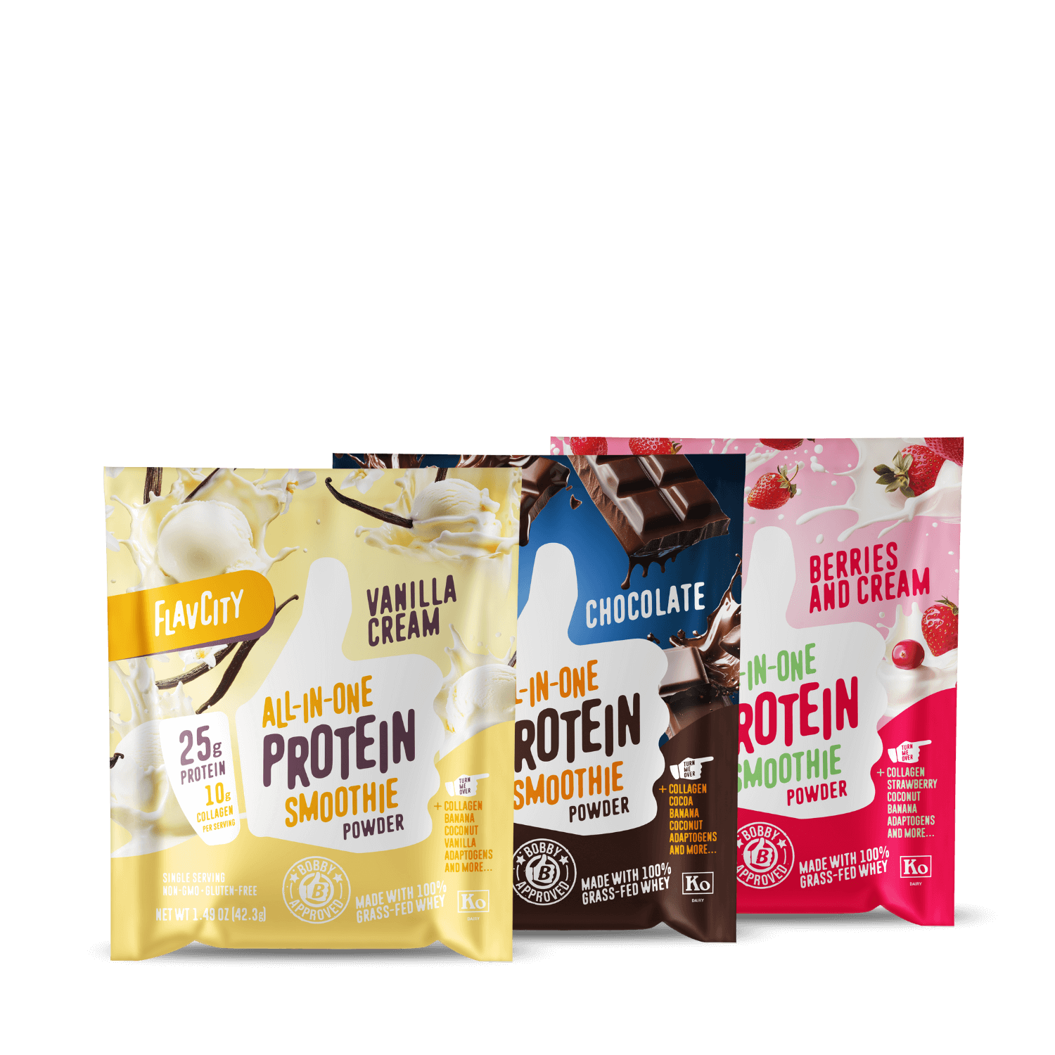 Shop FlavCity Try-It Kit: Neapolitan Protein