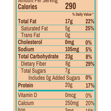 vegan coconut cream cold brew nutrition facts