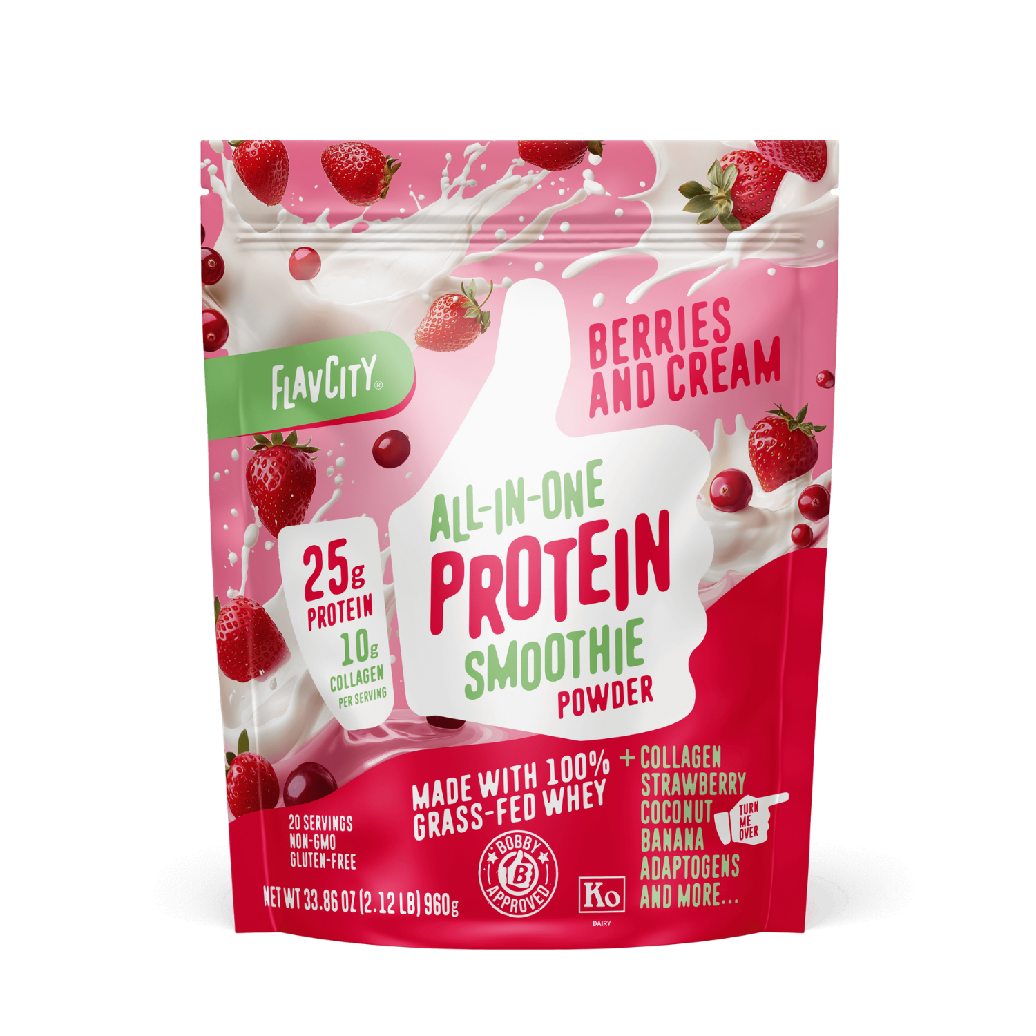 Shop FlavCity Berries & Cream Protein Smoothie