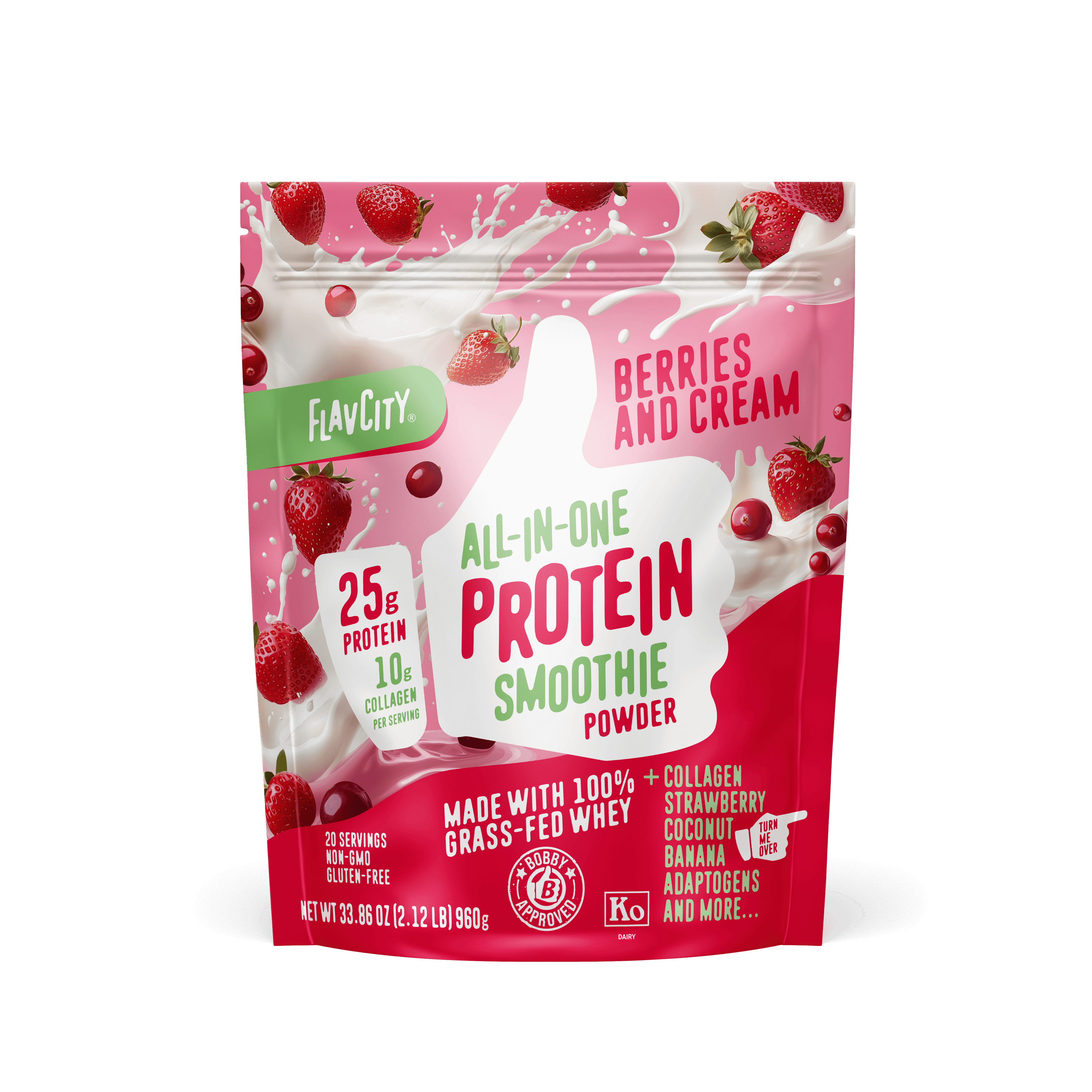 Shop FlavCity Berries & Cream Protein Smoothie