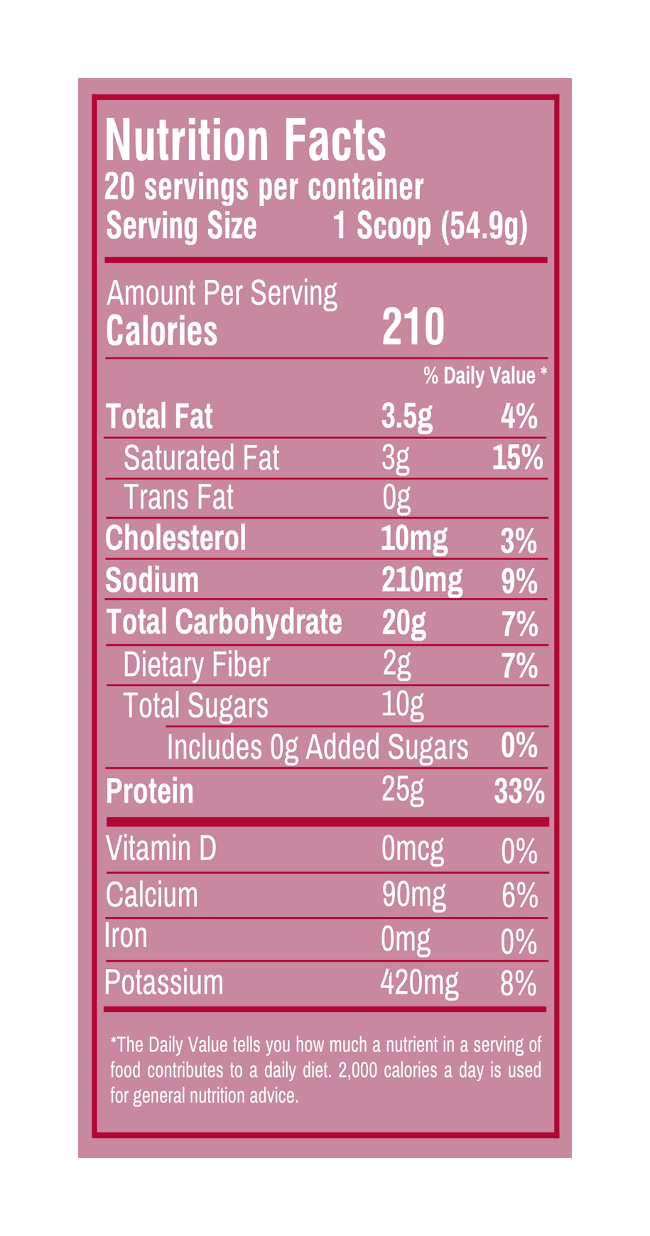 Berries & Cream Protein Smoothie