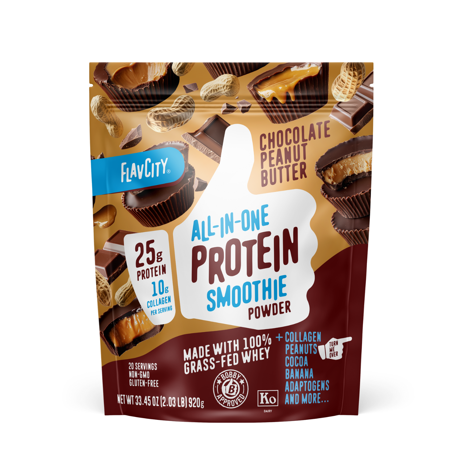 Shop FlavCity Chocolate Peanut Butter Protein Smoothie