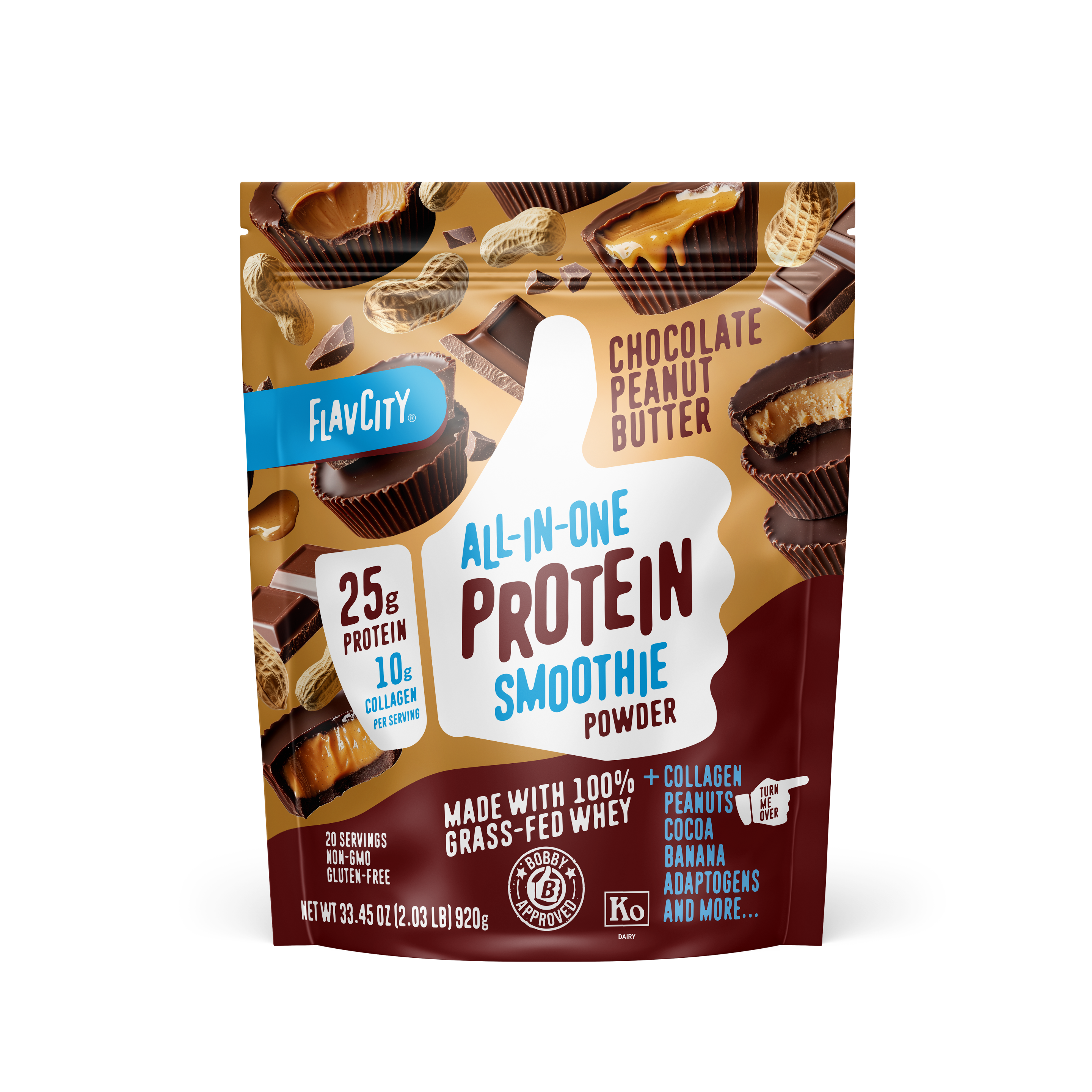 Shop FlavCity Chocolate Peanut Butter Protein Smoothie