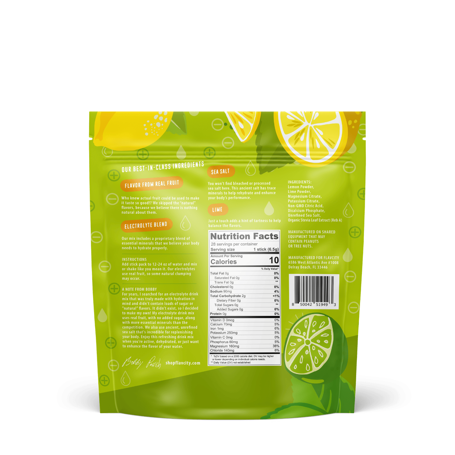 Shop FlavCity Lemon Lime Electrolyte Mix