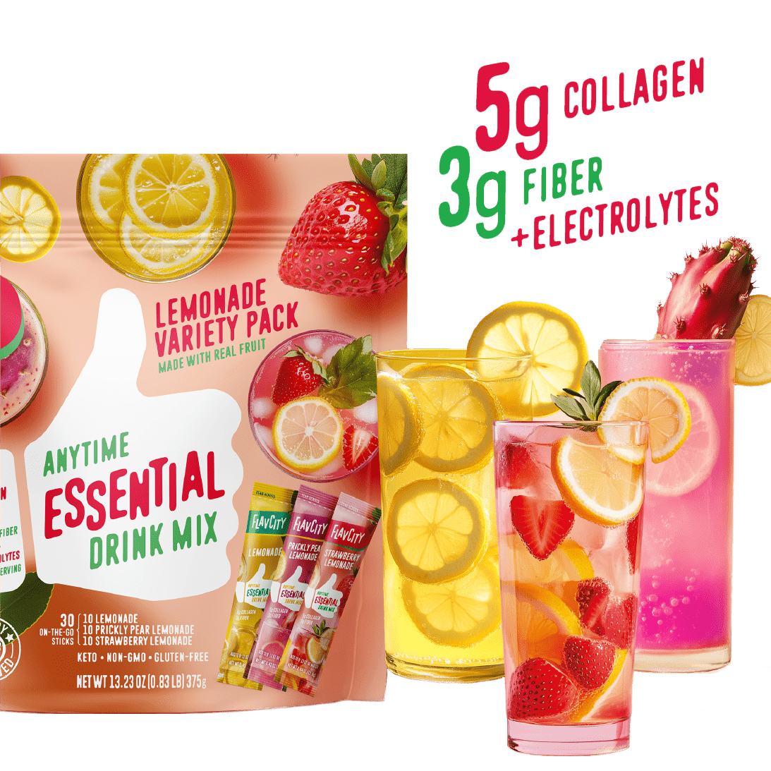 Shop FlavCity Lemonade Anytime Essential Variety Pack