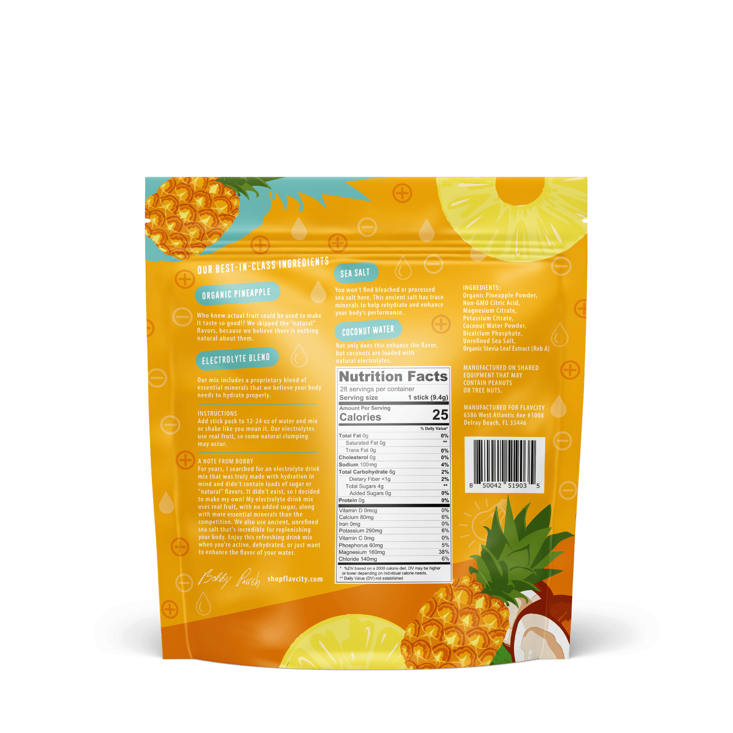 Shop FlavCity Pineapple Coconut Electrolyte Mix