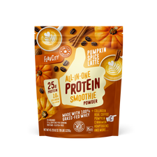 Pumpkin Spice Latte Protein Smoothie.